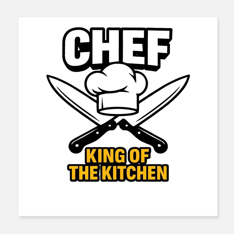 Cooking Humor Poster 8" x 8" (20x20 cm)