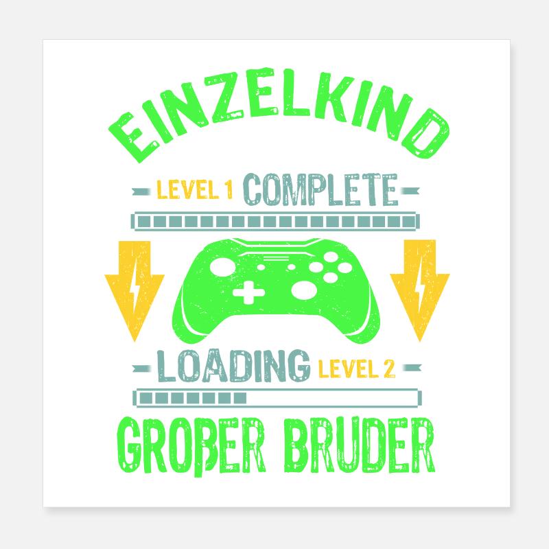 Einzelkind Complete - Loading Großer Bruder 2026 Poster 20x20 cm