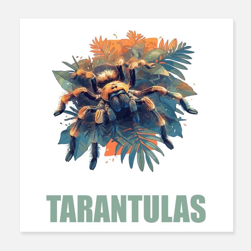 Tarentules Tarentule Poster 20 x 20 cm