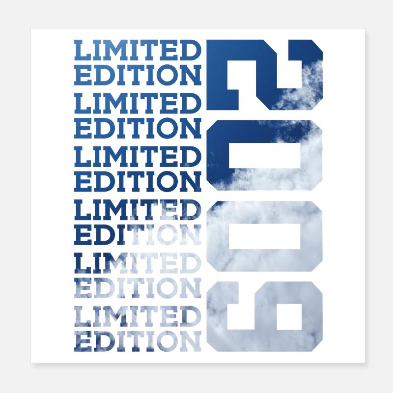 17 ANS ÉDITION LIMITÉE 2009 17E ANNIVERSAIRE Poster 20 x 20 cm