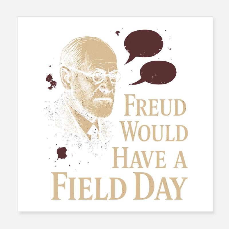 Future psychologist diagnose me Poster 8" x 8" (20x20 cm)