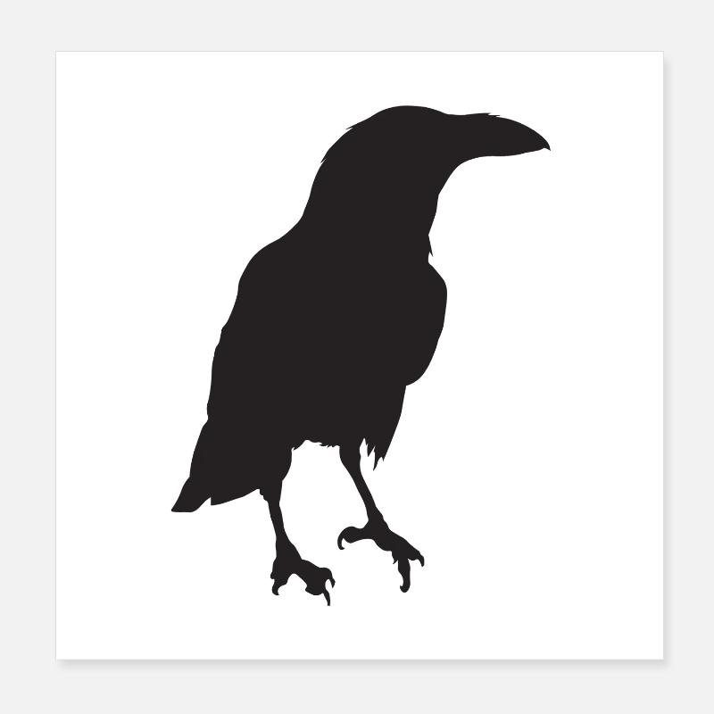 Crow IV Poster 20 x 20 cm