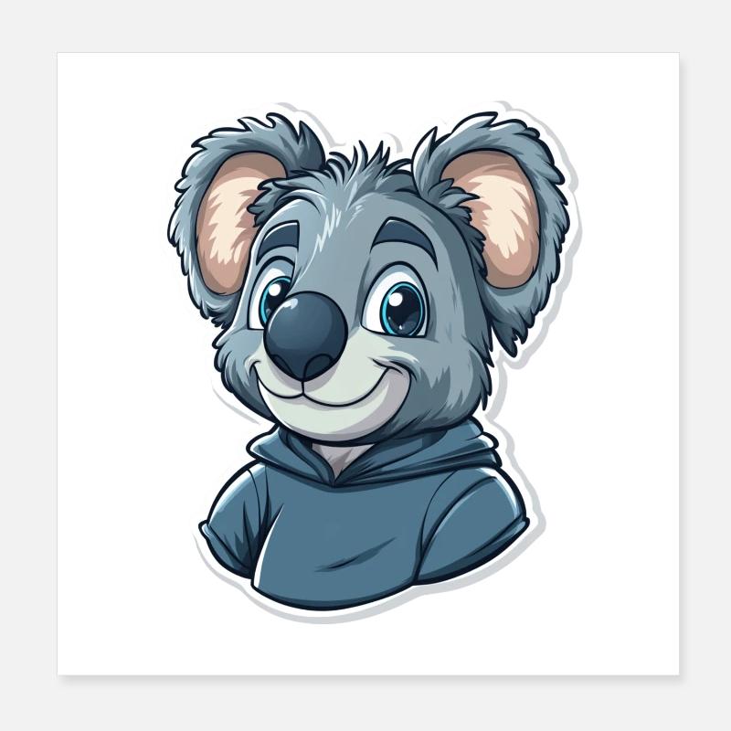 Koala Poster 20x20 cm