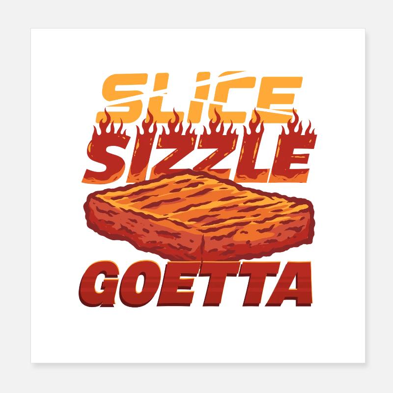 Goetta Wurst Poster 20x20 cm