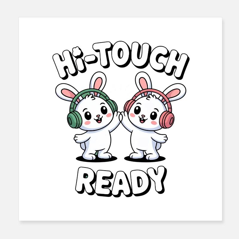 K-Pop Hi-Touch Drôle Corée Maknae Poster 20 x 20 cm