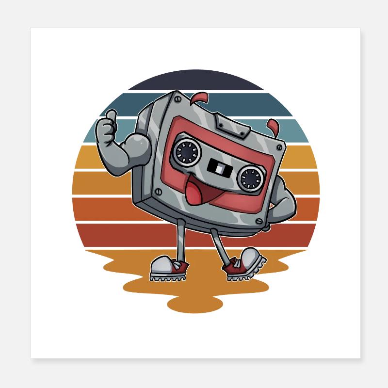 Kassette Poster 20x20 cm