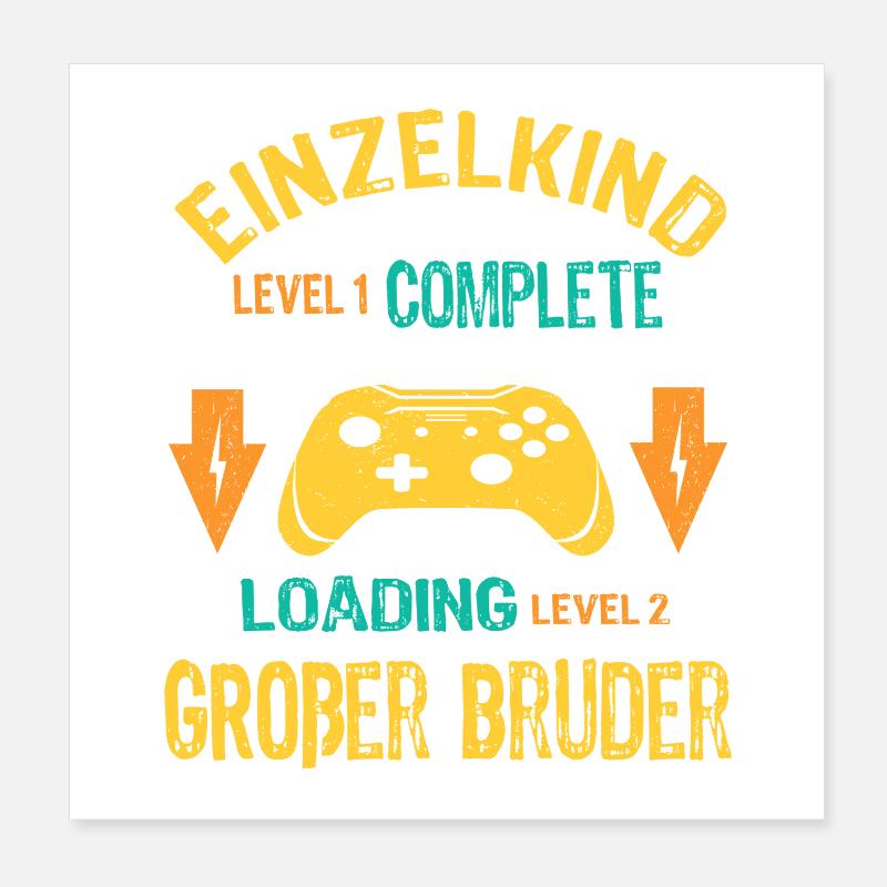 Einzelkind Complete - Loading Großer Bruder 2026 Poster 20x20 cm