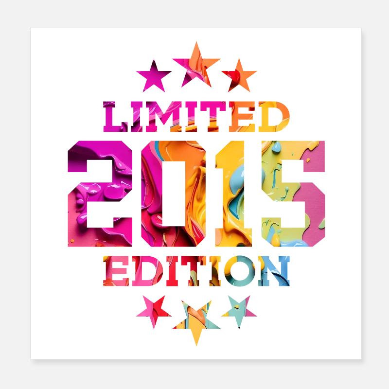 ÉDITION LIMITÉE 2015 11E ANNIVERSAIRE Poster 20 x 20 cm