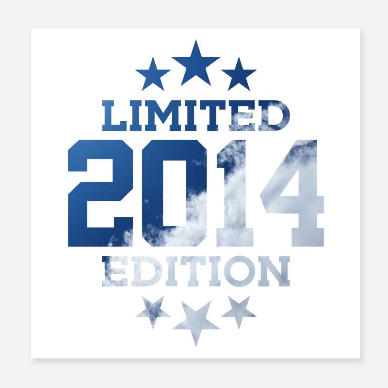 ÉDITION LIMITÉE 2014 12E ANNIVERSAIRE Poster 20 x 20 cm