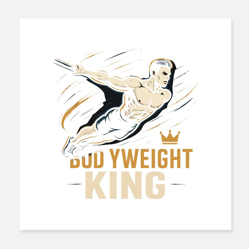Calisthenics Poster 8" x 8" (20x20 cm)