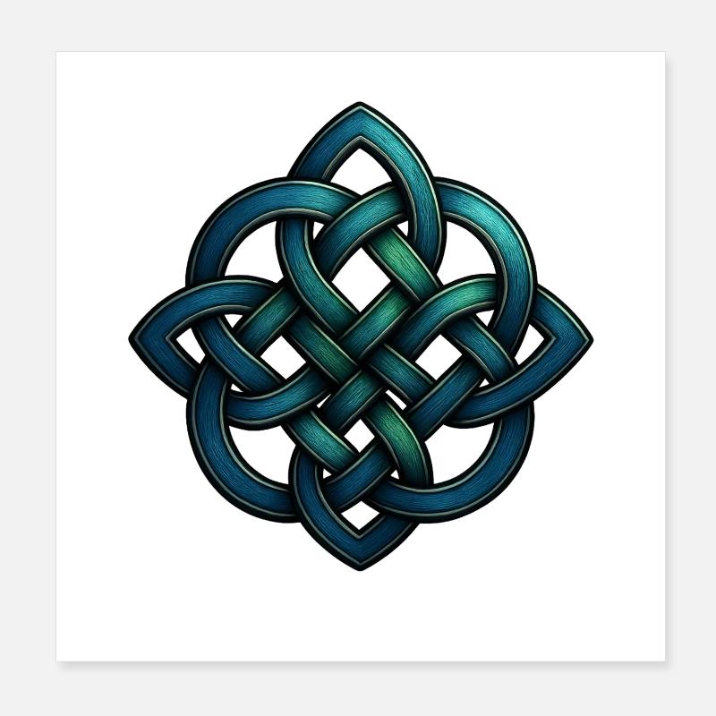 Celtic knot Poster 8" x 8" (20x20 cm)