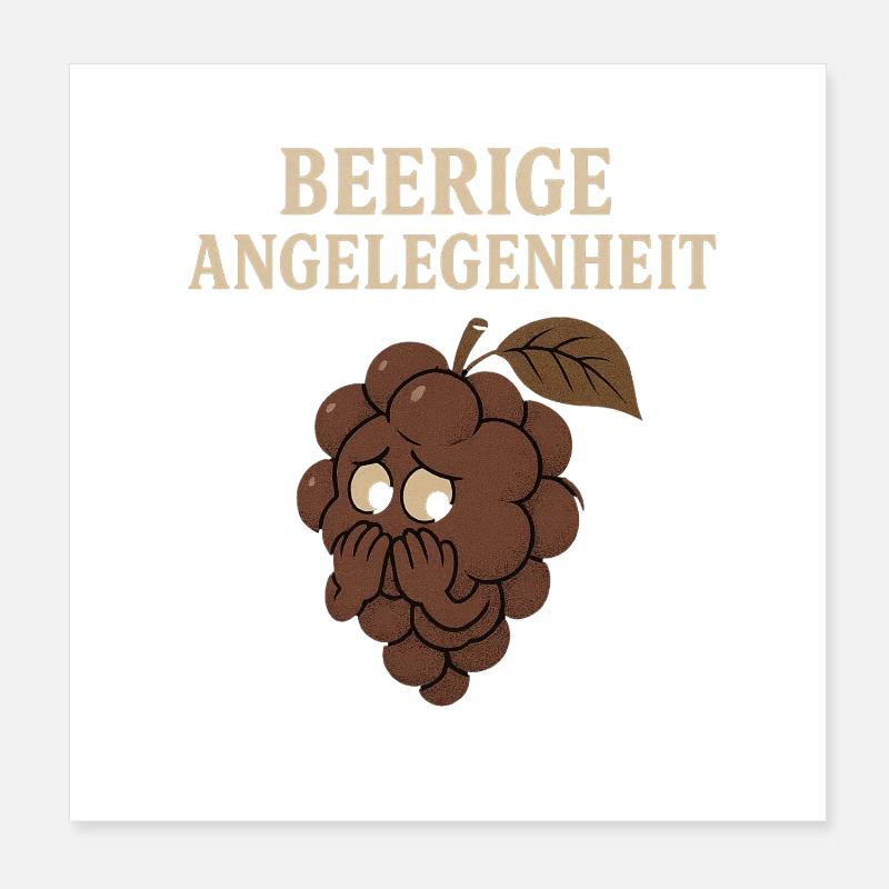 Opportunité de baies de Klabusterberries Poster 20 x 20 cm