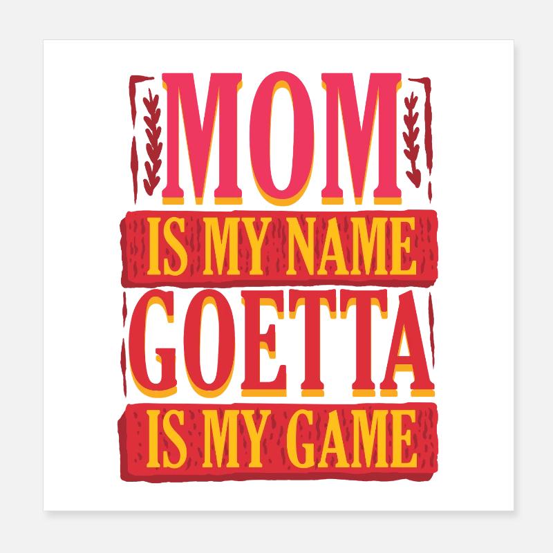 Saucisse de Goetta Noix Poster 20 x 20 cm