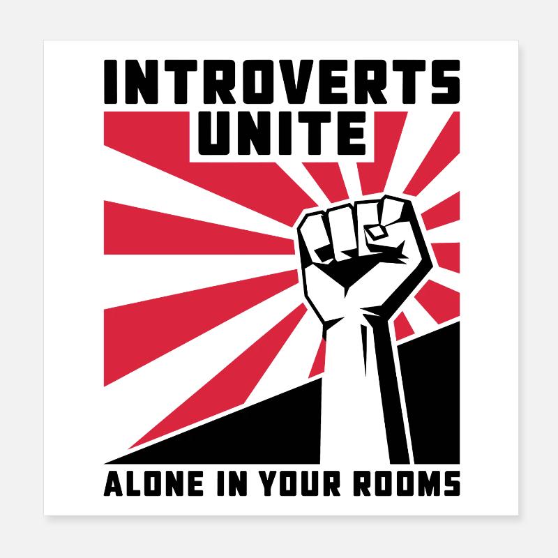 Roter Sonnenstrahl Burst Poster 20x20 cm