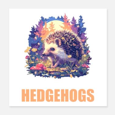 Riccio Poster 20x20 cm