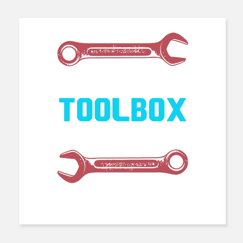 Mechanical Engineering Maschinenbauer Ingenieur Poster 20x20 cm