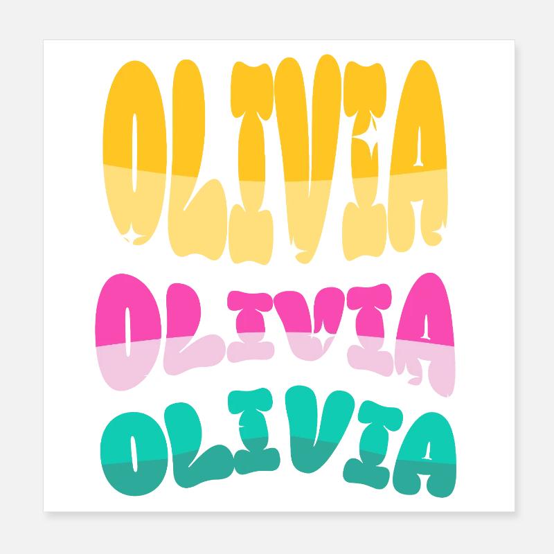 Olivia Poster 20 x 20 cm