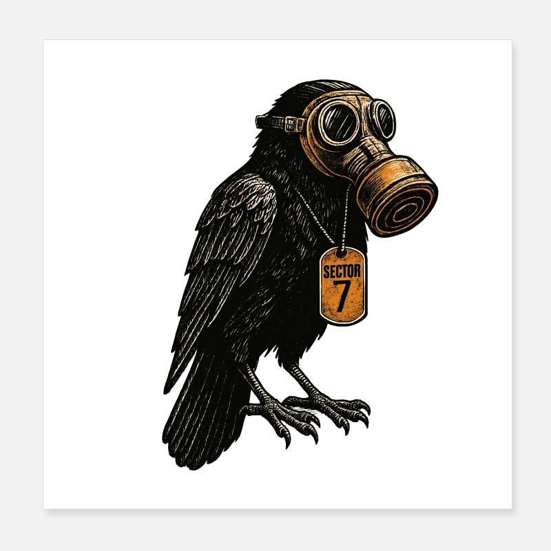 Underground - Raven Sector 7 Poster 8" x 8" (20x20 cm)