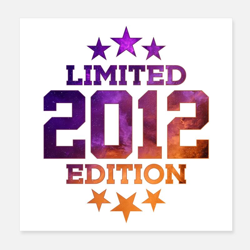 ÉDITION LIMITÉE 2012 14E ANNIVERSAIRE Poster 20 x 20 cm