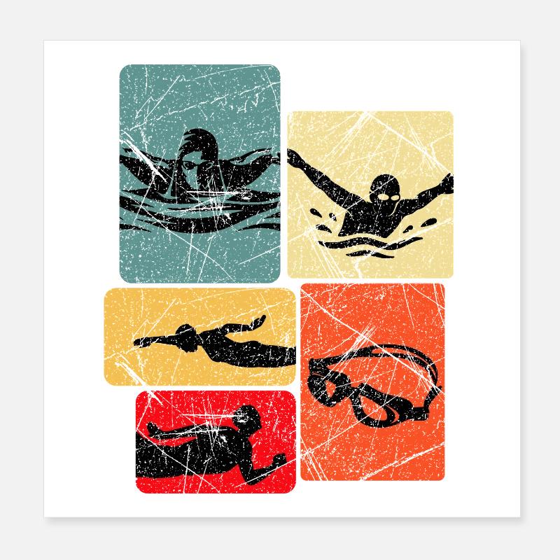 Nager Poster 20 x 20 cm