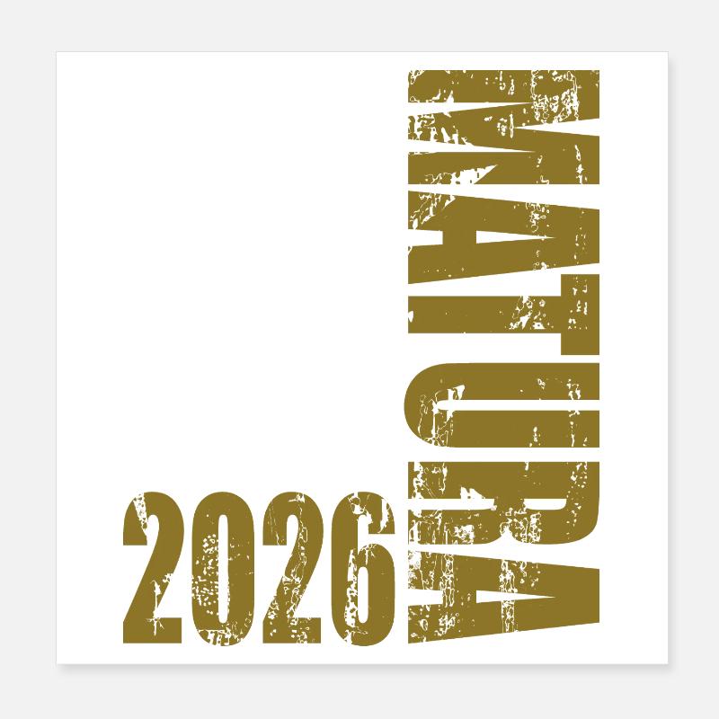 Matura 2026 Poster 20x20 cm