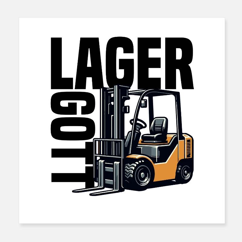 Lager Gott Poster 20x20 cm