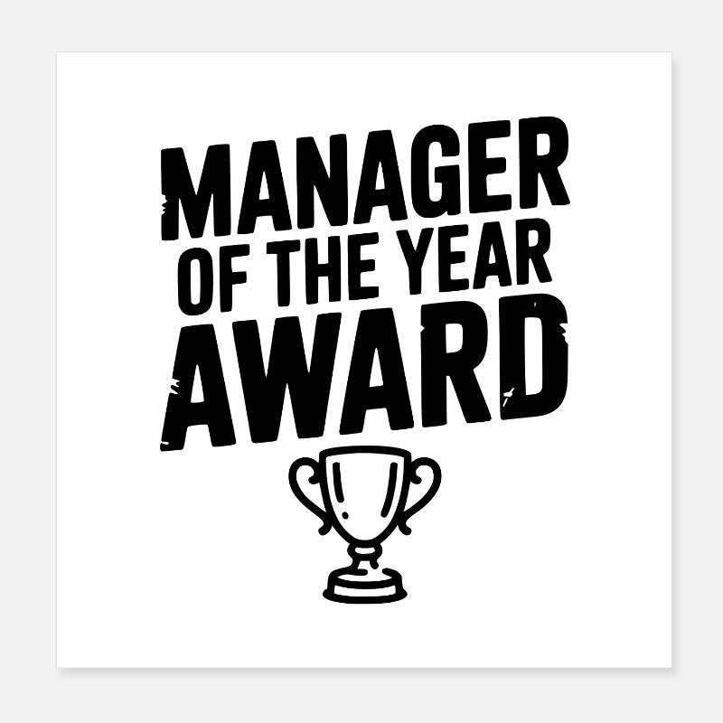 Prix du gestionnaire de l’année Poster 20 x 20 cm