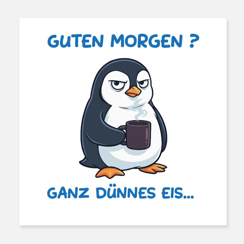 Humeur de glace mince Poster 20 x 20 cm
