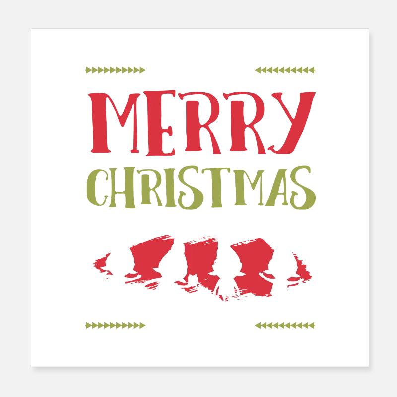 Joyeux Noël Poster 20 x 20 cm