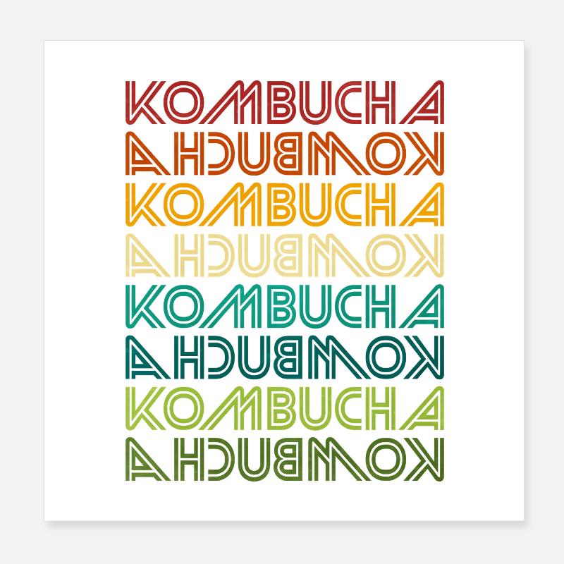 kombucha Poster 8" x 8" (20x20 cm)