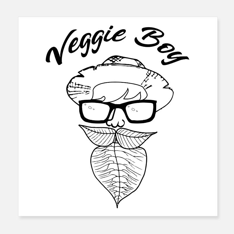 végé Poster 20 x 20 cm