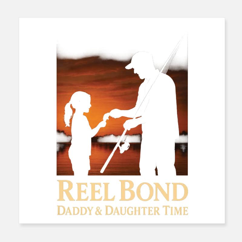 Reel Bond Daddy & Daughter Time Poster 20 x 20 cm