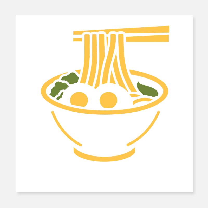 Ramen Poster 20 x 20 cm