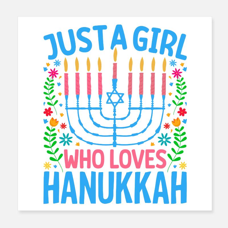 Hanoucca Poster 20 x 20 cm