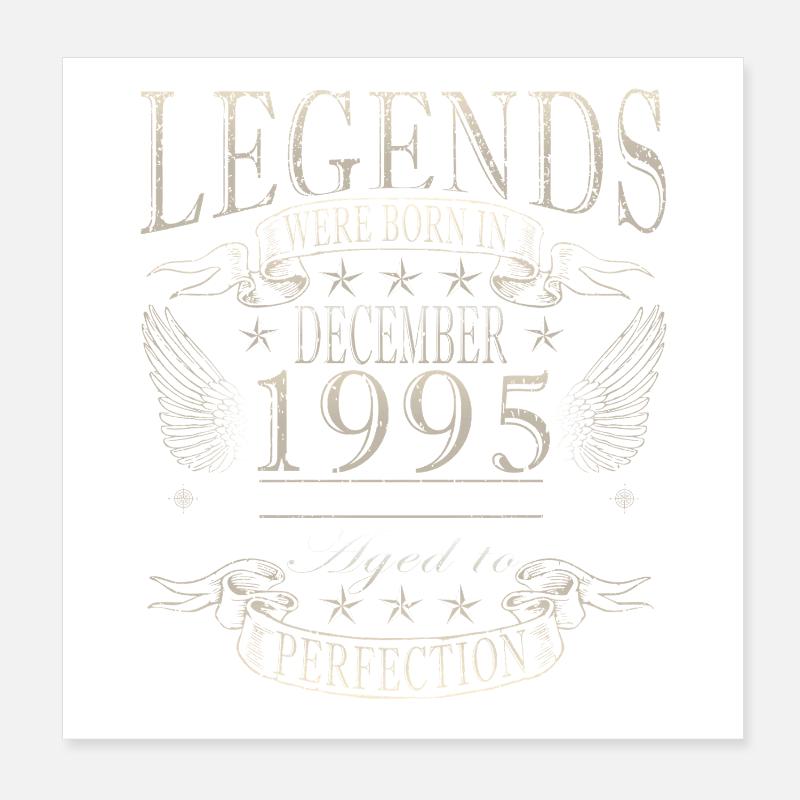 30e anniversaire décembre 1995 Poster 20 x 20 cm