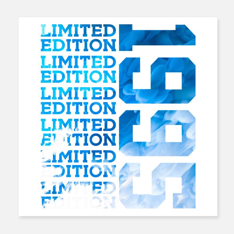 ÉDITION LIMITÉE 31 ANS 31 ANS 1995 Poster 20 x 20 cm