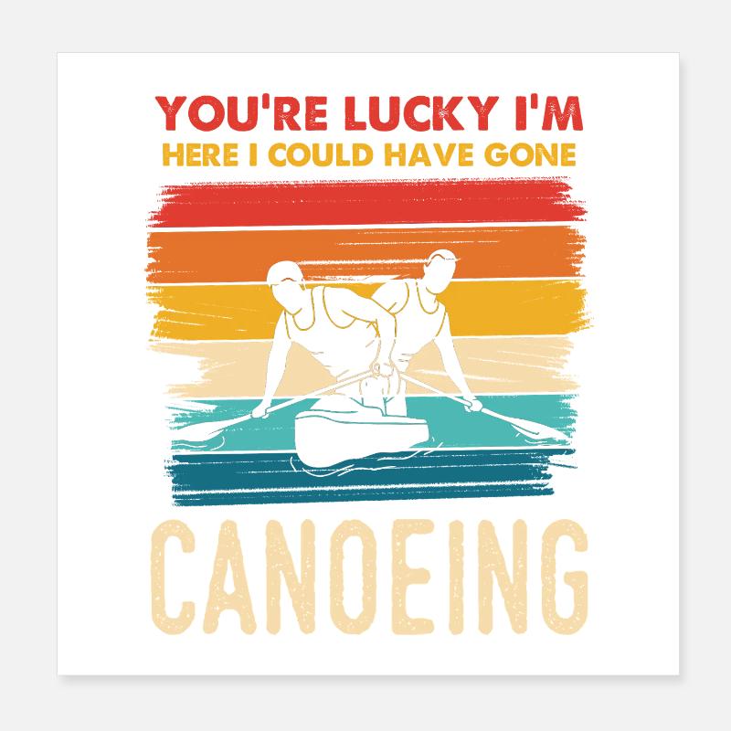 Style Canoe Dic Arc-en-ciel Poster 20 x 20 cm