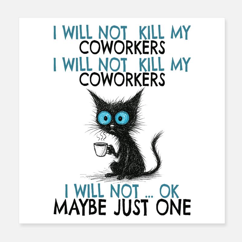 Colleague, Employee, Work, Stress, Work Stress Poster 8" x 8" (20x20 cm)