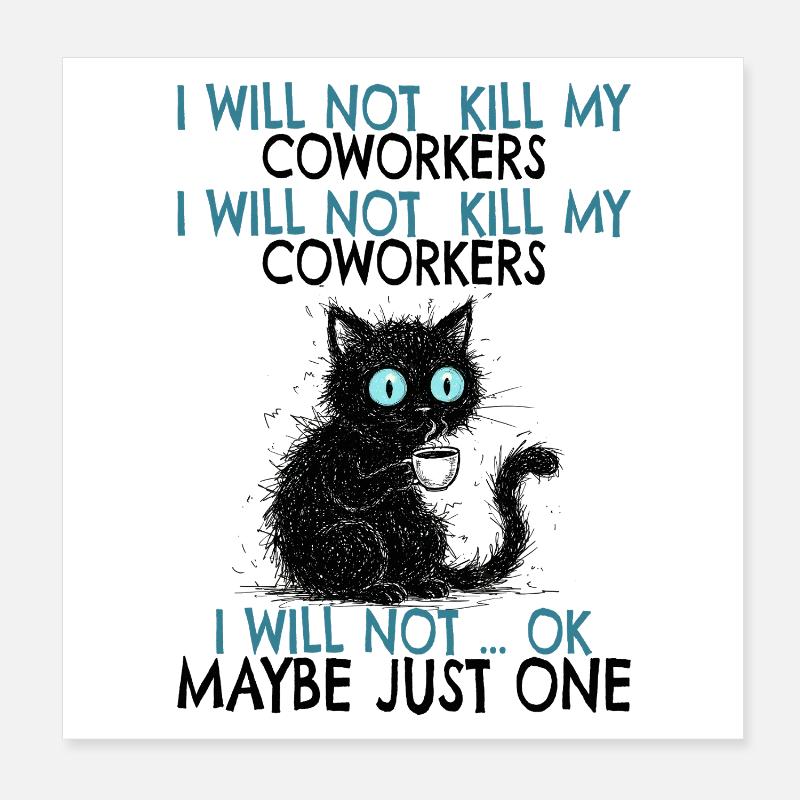 Colleague, Employee, Work, Stress, Work Stress Poster 8" x 8" (20x20 cm)