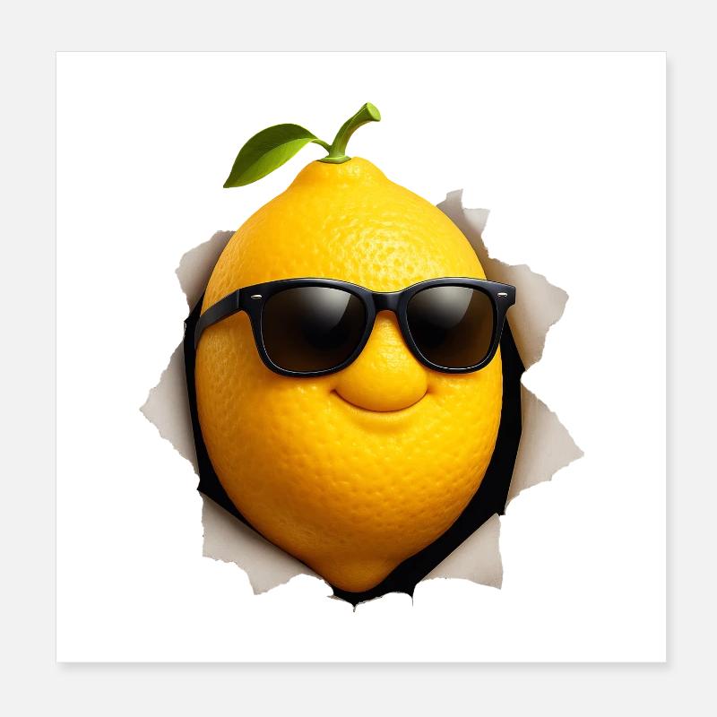 citron Poster 20 x 20 cm