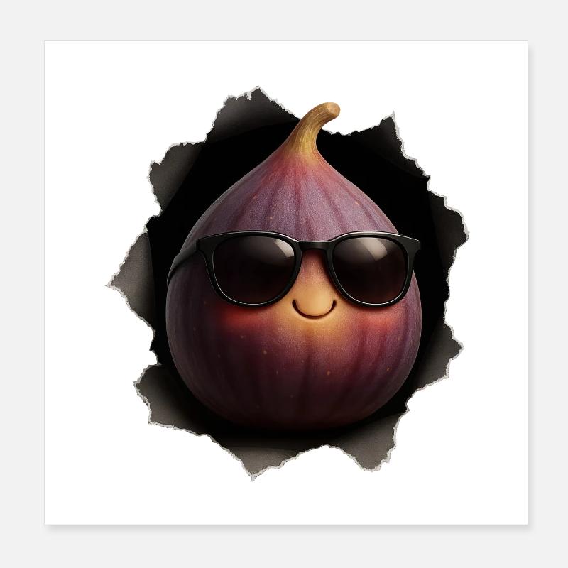 Feige Poster 20x20 cm