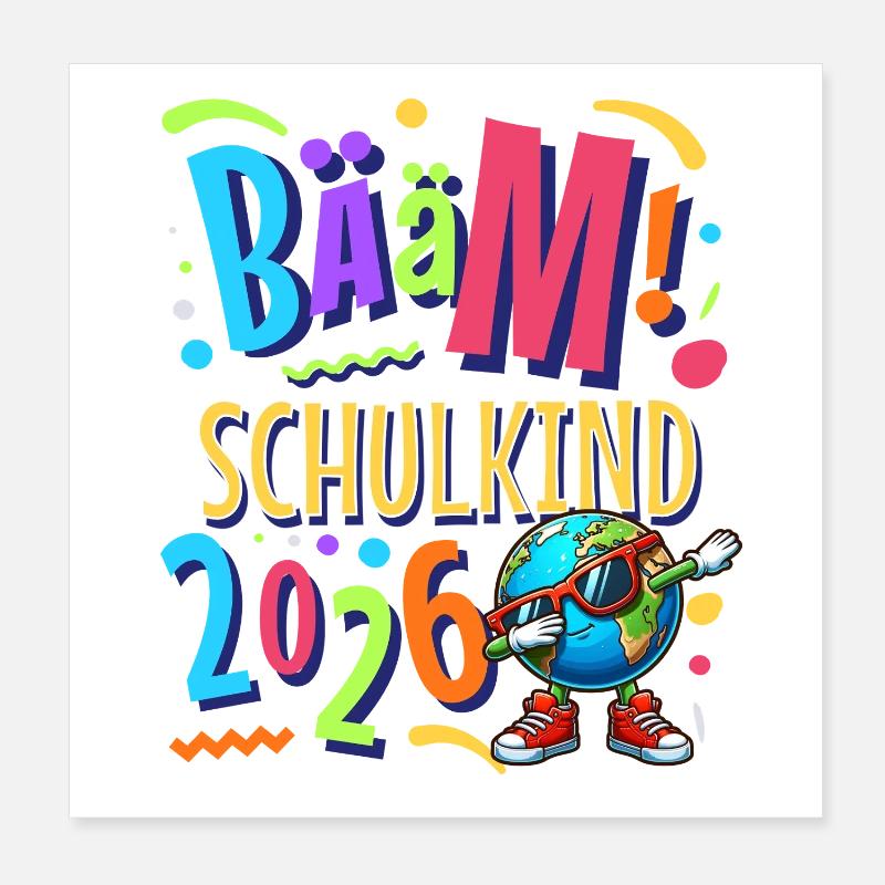 Bääm Écolier 2026 Poster 20 x 20 cm