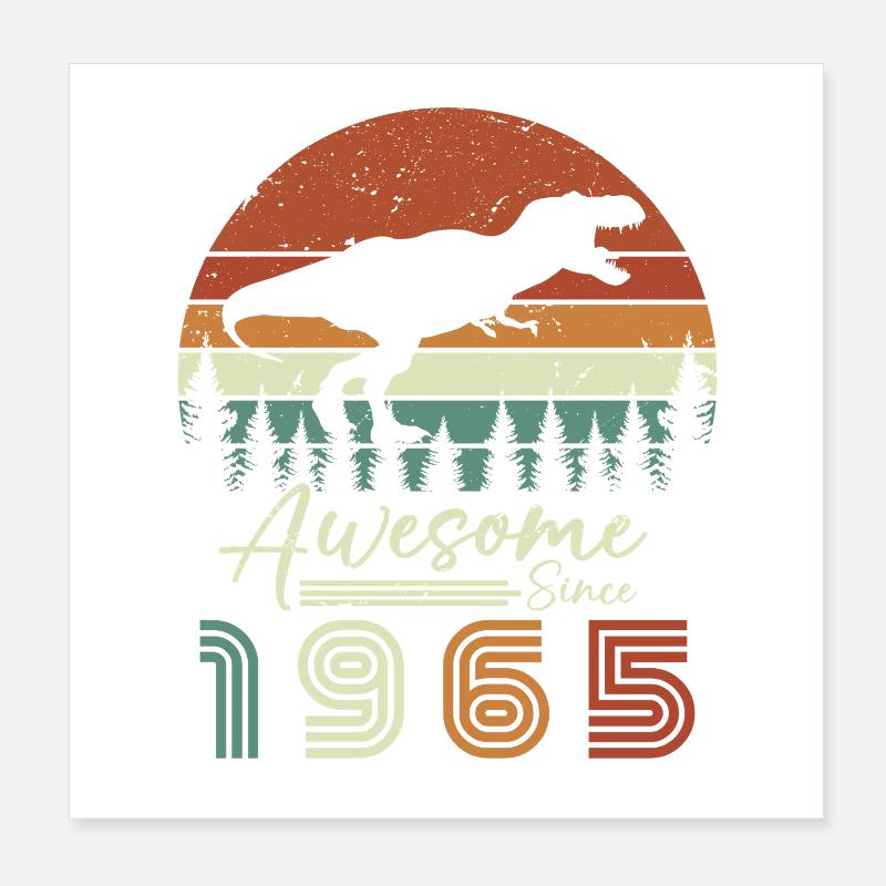 awsome_since_dinaseur_1965 Poster 20 x 20 cm