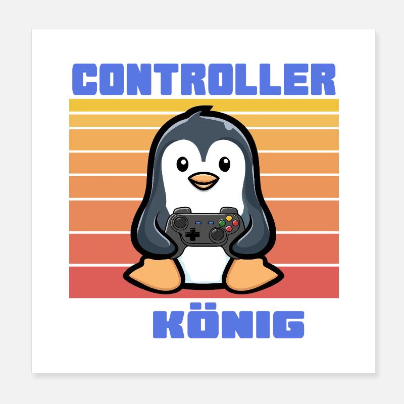 Roi du jeu Poster 20 x 20 cm