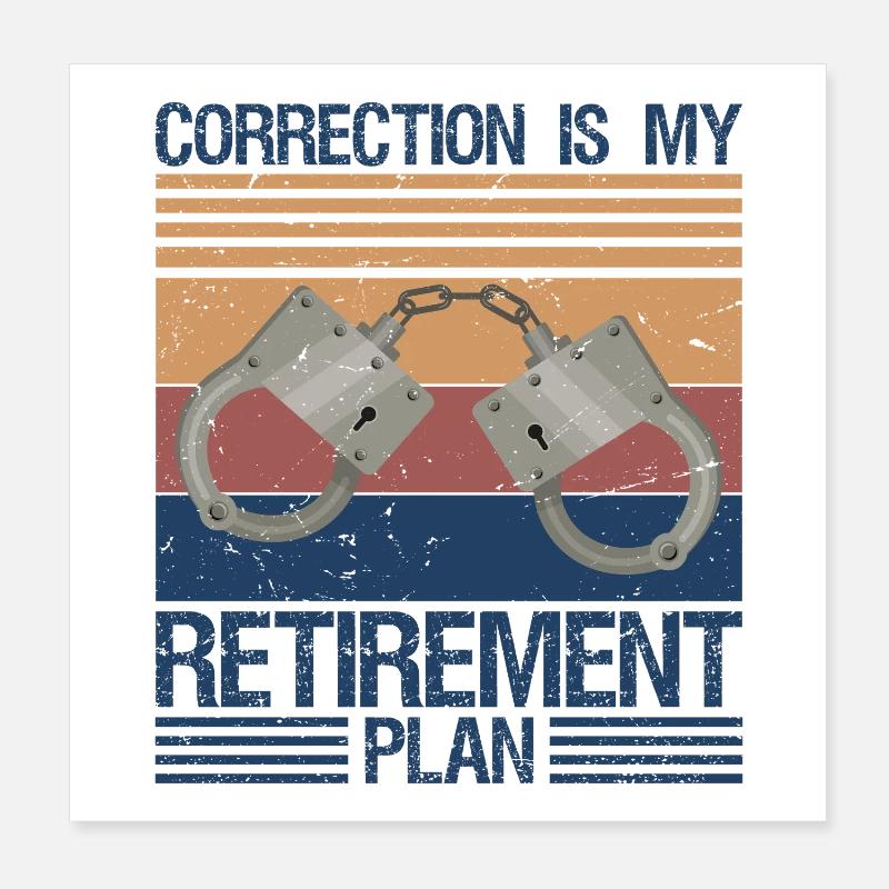 Correction : mon plan de retraite Poster 20 x 20 cm