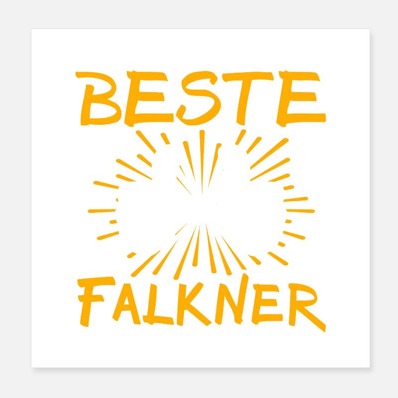 Falkner Gift Idea Poster 8" x 8" (20x20 cm)