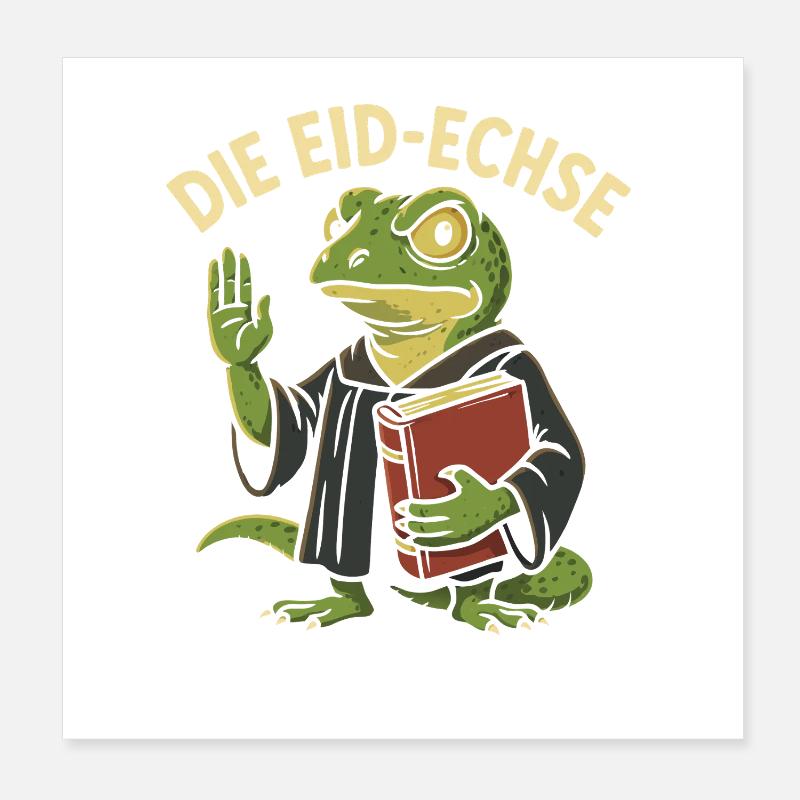 The Eid lizard as a funny judicial gag Poster 8" x 8" (20x20 cm)
