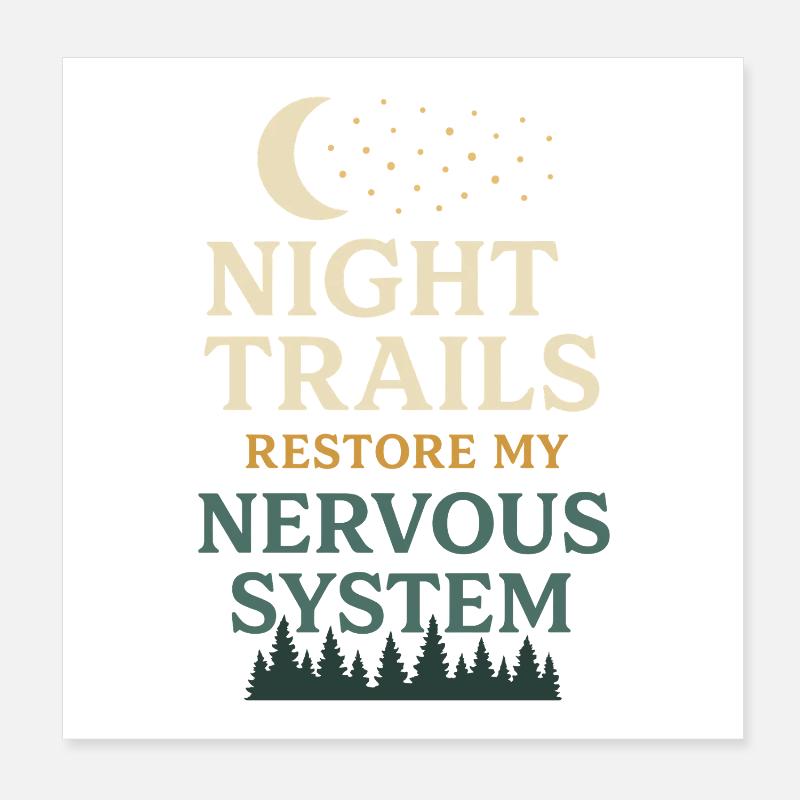 Introverti neurodivergent Poster 20 x 20 cm