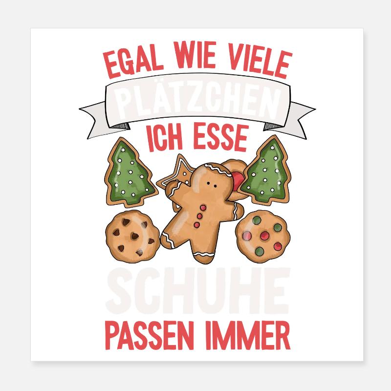 Cadeaux de Noël Poster 20 x 20 cm