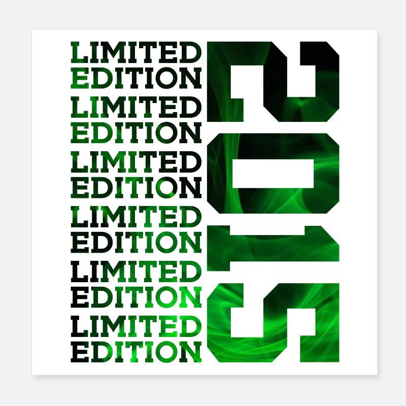 ÉDITION LIMITÉE 2015 11 ANS 11E ANNIVERSAIRE Poster 20 x 20 cm